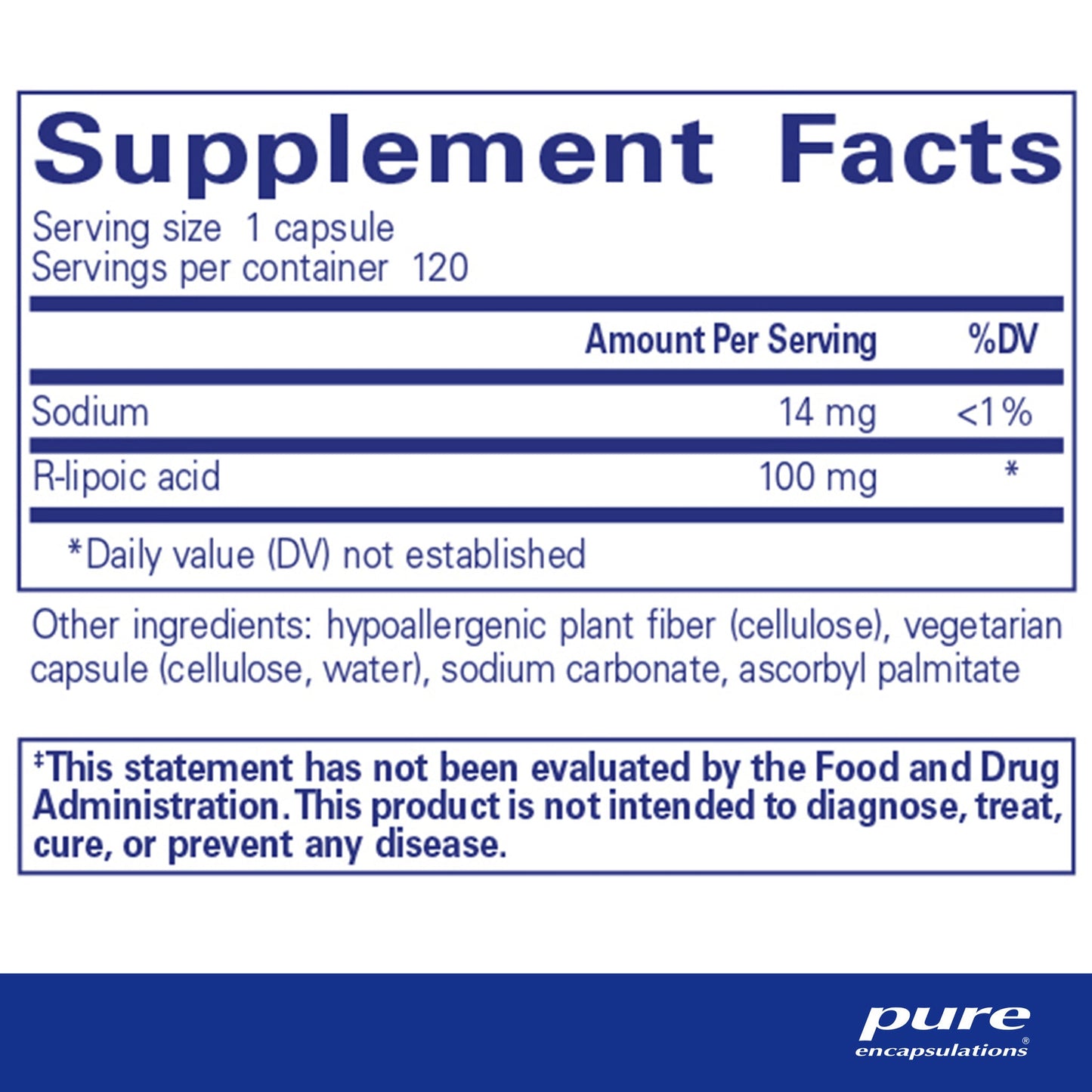 R Lipoic Acid (Stabilized)