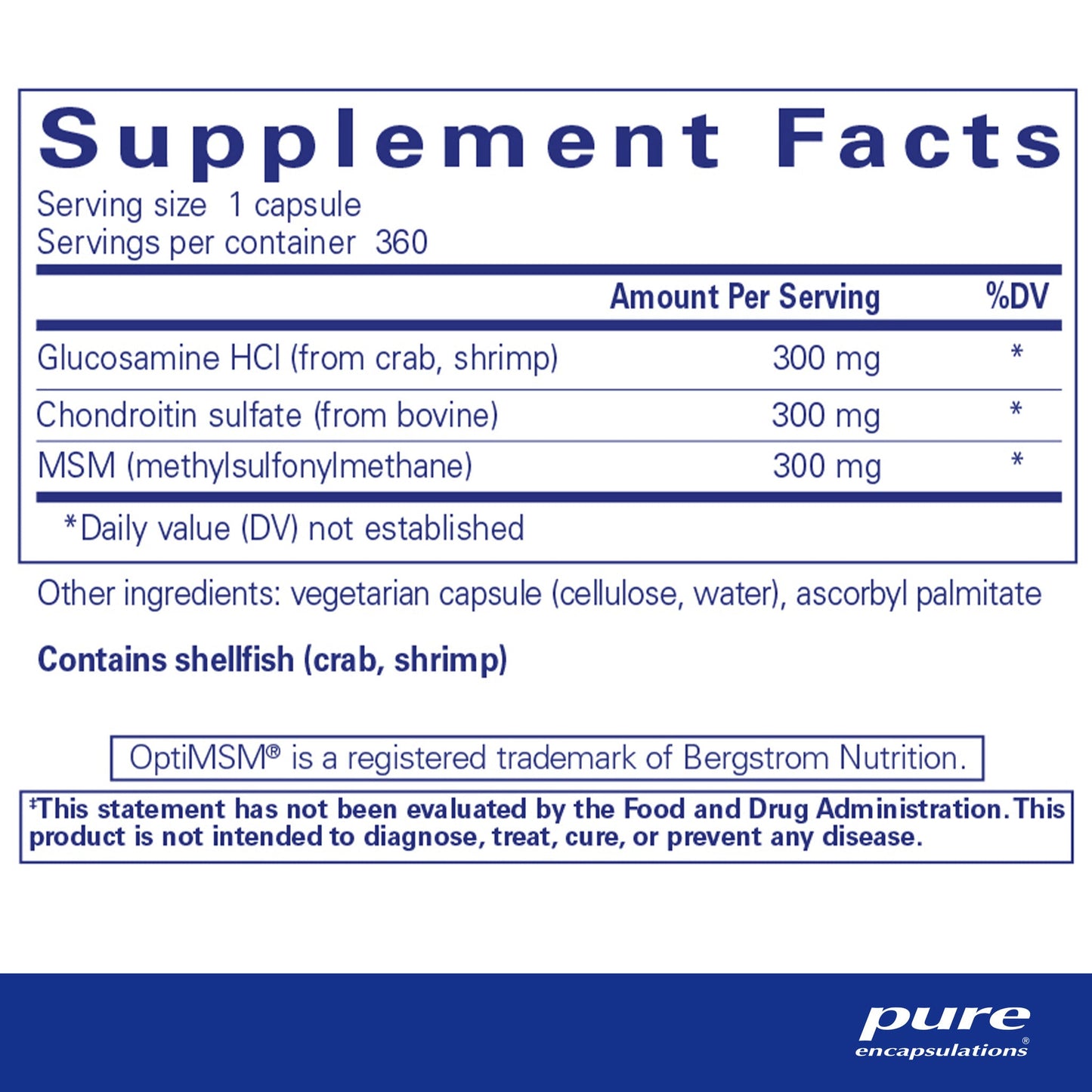 Glucosamine+ Chondroitin with MSM