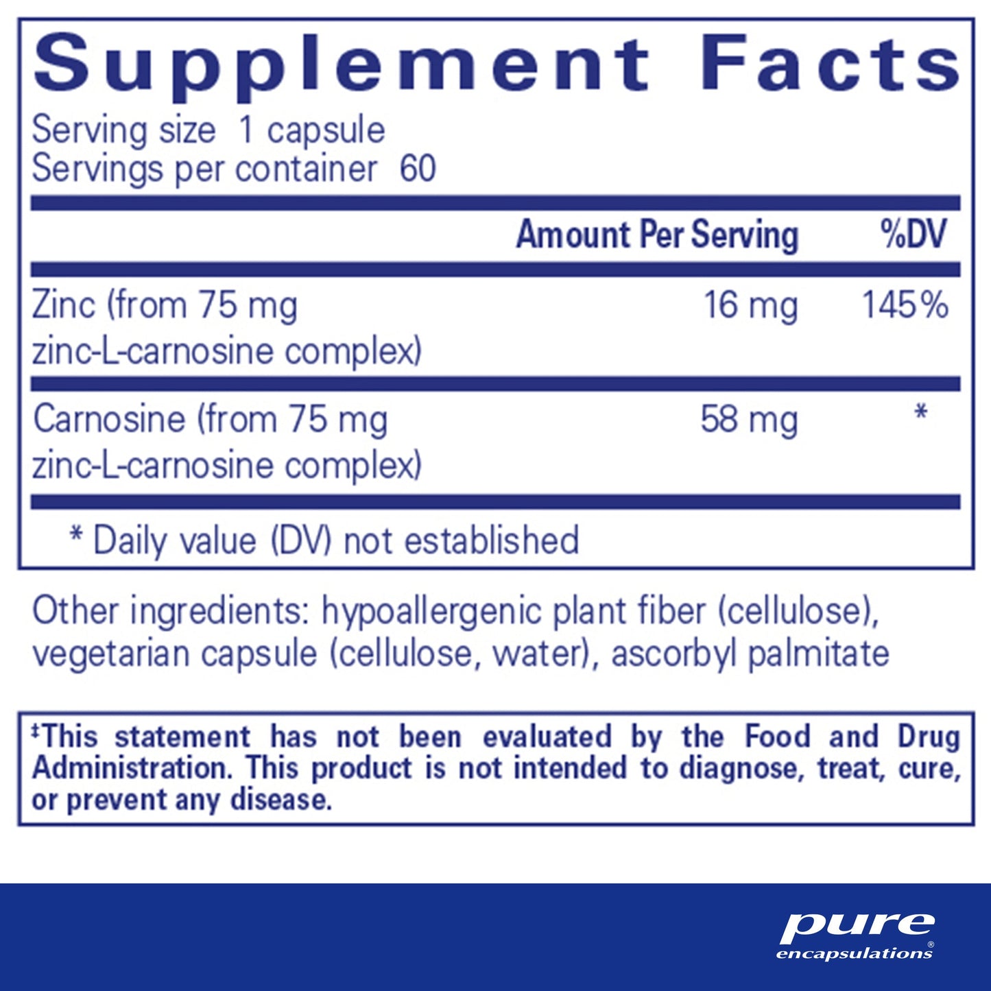 Peptic Care (Zinc L Carnosine)