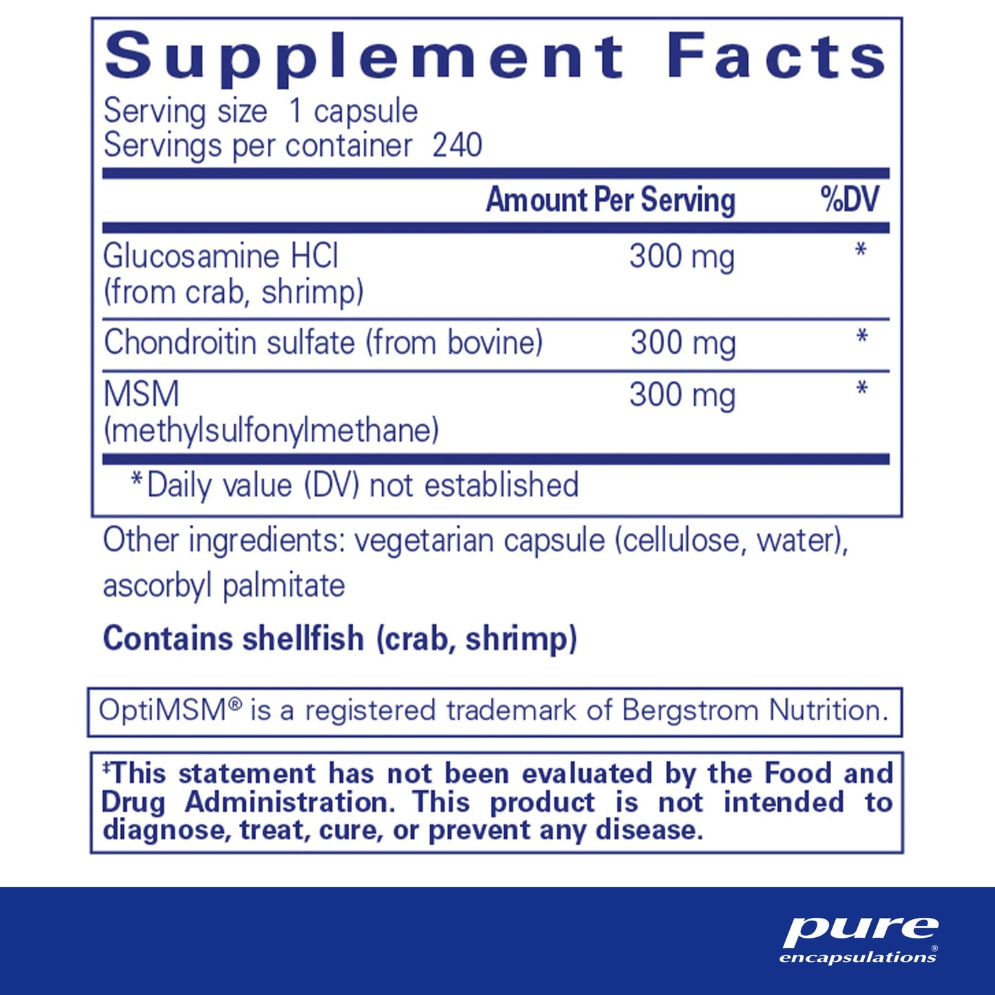 Glucosamine+ Chondroitin with MSM