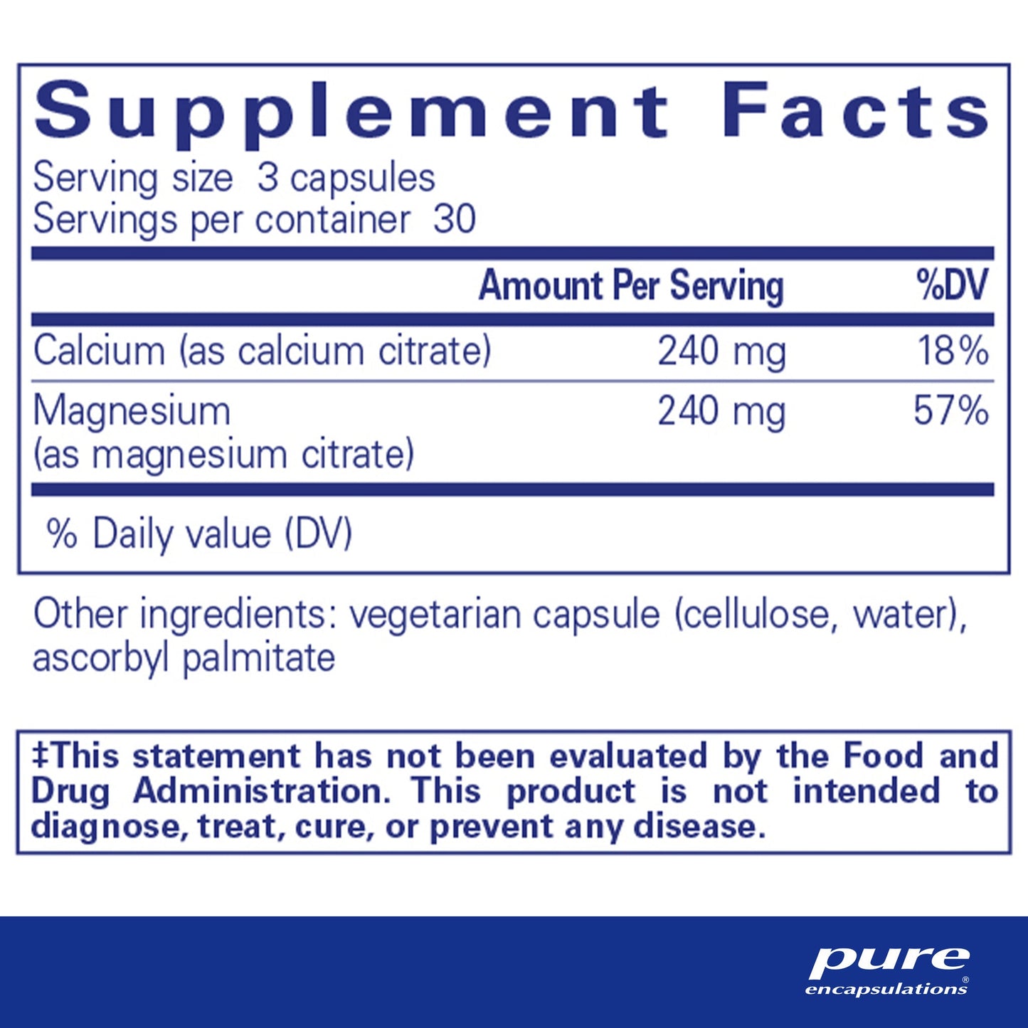 Calcium Magnesium (citrate)