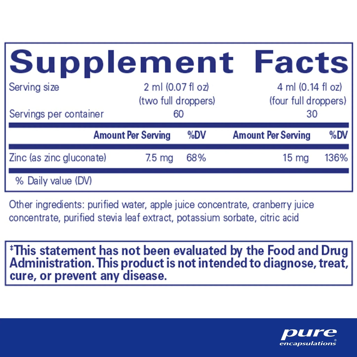 Zinc Liquid 15 mg